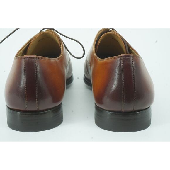 Magnanni Samuel Perforated Toe Oxford Derby Dress Shoes Size 8.5 Brown $395 main image 10
